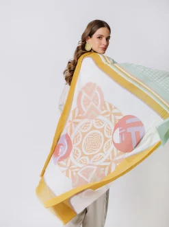 Sciarpa in cotone DOUBLE FANCY