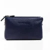 Tracolla in pelle con tre zip