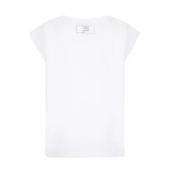 T-shirt con manica ad aletta